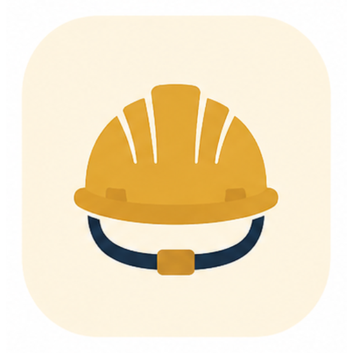 Icon for supply support, safety and site material coordination